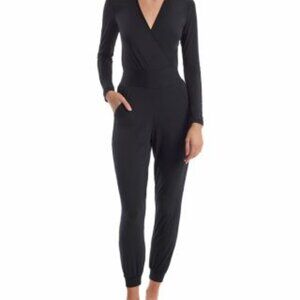 Commando Black Fitted Jumpsuit Long Sleeve